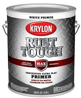 Rust Tough Primer, White, 1 Gallon With Anti-rust Technology