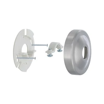 Brushed Nickel Shower Arm Bracket Stabilizer And Flange - Model 9d00012006