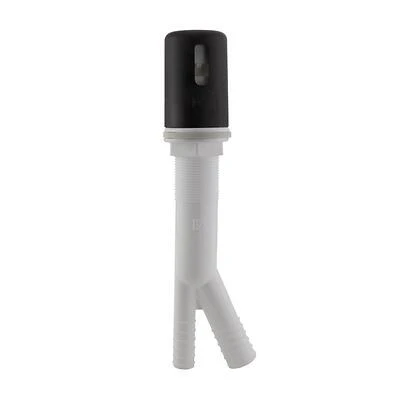 7/8 Inch O.d. Matte Black Air Gap Body With Cap For Dishwasher