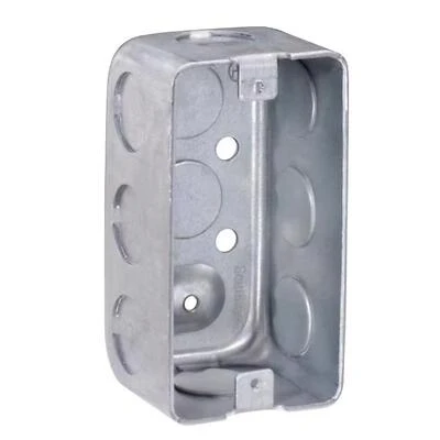 Southwire G19281-UPC Metallic Handy Box, 10-Knockout, 2-1/8 x 4 x 1-7/8 In.