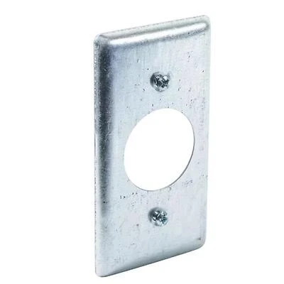 Southwire G19320-UPC Single Receptacle Handy Box Cover, 4 x 2-1/8 In., Steel