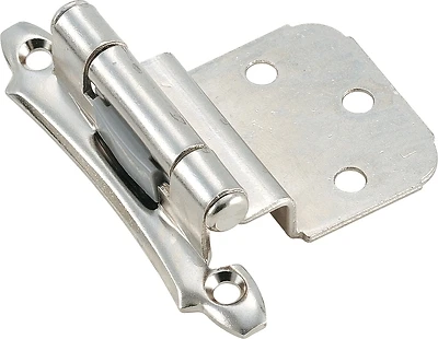 Amerock BPR792826 Cabinet Hinge, 3/8 In. Inset, Polished Chrome, 2-Pack