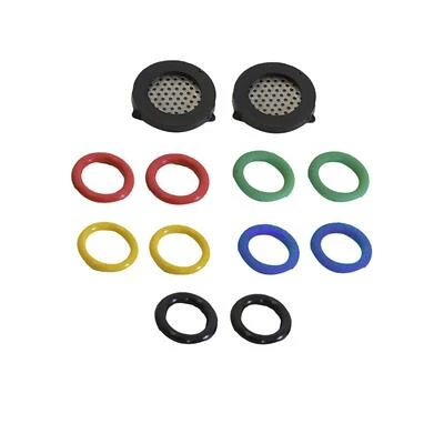 Replacement O-Ring and Filter Kit, 5 O-Ring Sizes (2 of each size) & 2 Filters