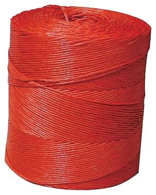 Baler Twine, Orange Poly, Two 4,800-Ft. Spools
