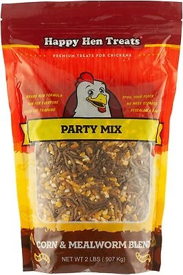 Poultry Mix, Mealworm & Corn, 2-Lbs.
