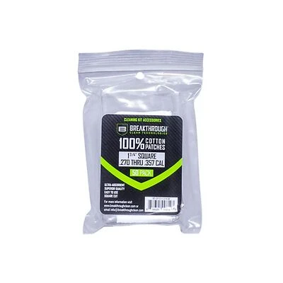 Gun Cleaning Patches, 1-3/4 x 1-3/4 In., 50-Ct.
