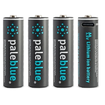 117174 USB-C Rechargeable AA Batteries, Pack of 4