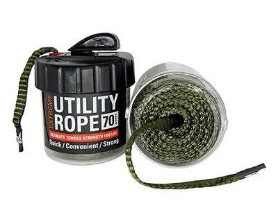 Extreme Utility Rope in Canister, Green, 70 Ft.