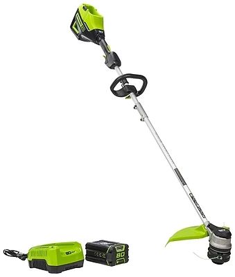 80-Volt Cordless String Grass Trimmer, Brushless Motor, Battery & Charger, 16-In.