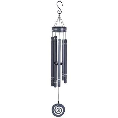 Galaxy 41 In. Gray Wind Chime With Five Aluminum Tubes