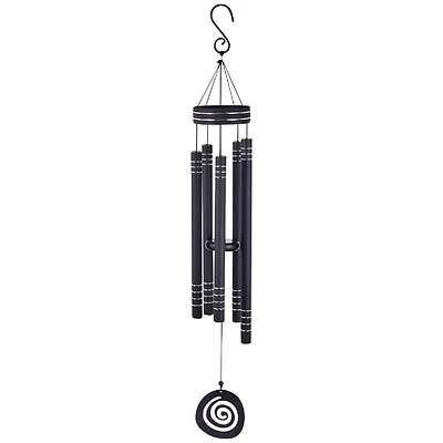 Vista Classics Galaxy 41 In. Black Wind Chime With Aluminum Tubes