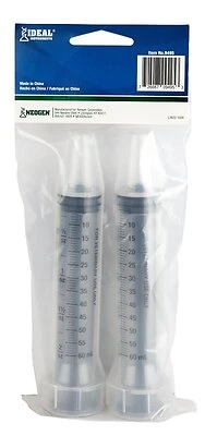 Catheter Tip 60cc Disposable Syringes, 2-Pk.