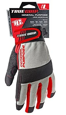 General Purpose Work Gloves, Touchscreen Compatible, Blue, L