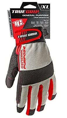 General Purpose Work Gloves, Touchscreen Compatible, Blue, XL