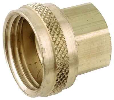 Anderson Metals 757401-1208 Brass Hose Swivel Adapter, 3/4 In. FH x 1/2 In. FP