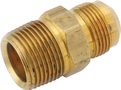 Pipe Fitting, Gas Fitting Adapter, 15/16 Flare x 3/4 In. MPT