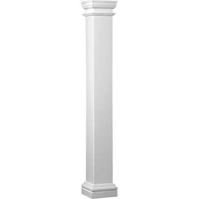 Duralite 8 In. X 10 Ft. Smooth White Fiberglass Load Bearing Column