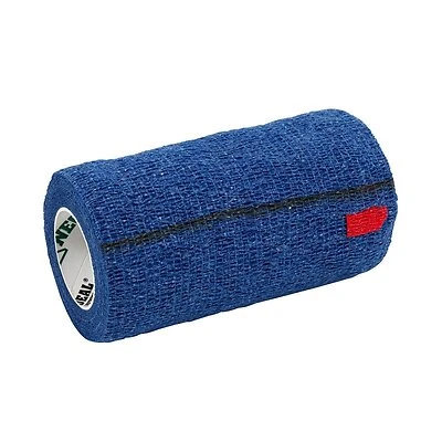 Syrvet TA3400BL-E Cohesive Bandage, Blue, 4-In. x 5-Yds.