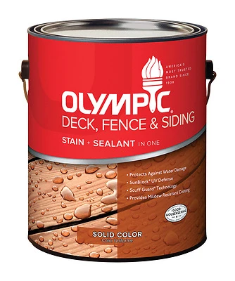 Gallon Cedar Exterior Latex Deck/Fence/Siding Stain