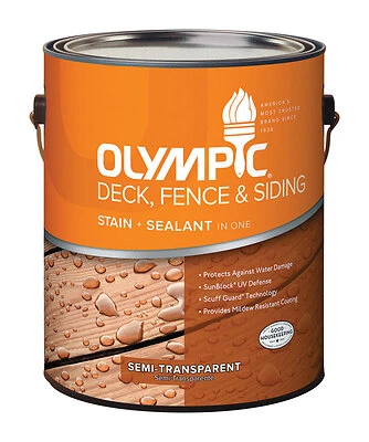 Semi-Transparent Exterior Oil Wood Preservative, Cedar, Gallon
