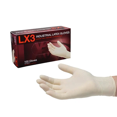 Disposable Latex Gloves, Medium, 100-Ct.