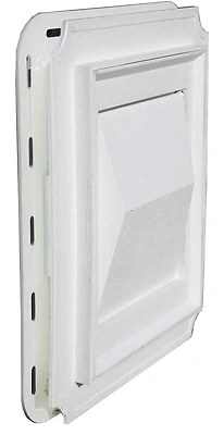Builder's Best 111716 Dryer Vent Hood, 4 In. White Plastic