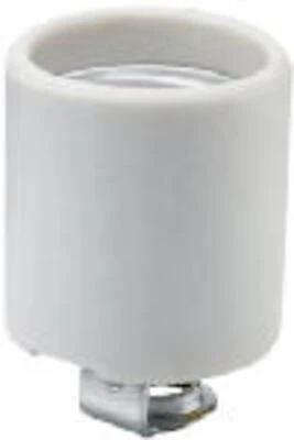 Pass & Seymour Incandescent Medium Base Porcelain Lampholder, Screw Terminals, 660-Watt, 250-Volt