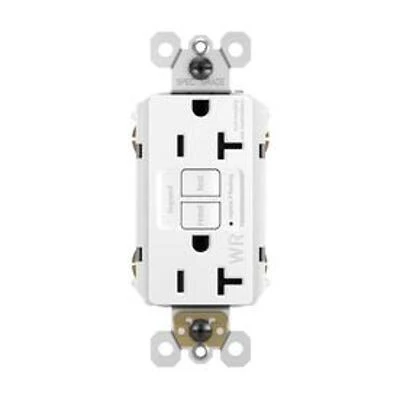 Pass & Seymour GFCI Receptacle, 20A, White