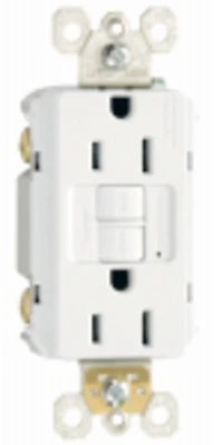 Pass & Seymour GFCI Outlet, 15A, White