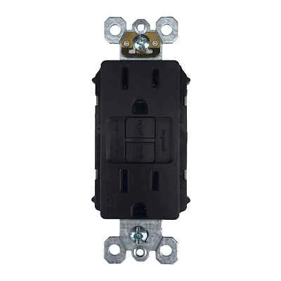 Pass & Seymour GFCI Outlet, Self Testing, 15A, Brown