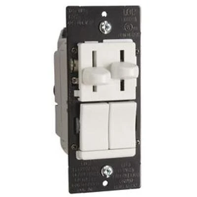 Pass & Seymour LED Combination Dimmer With Fan Control, 300-Watts