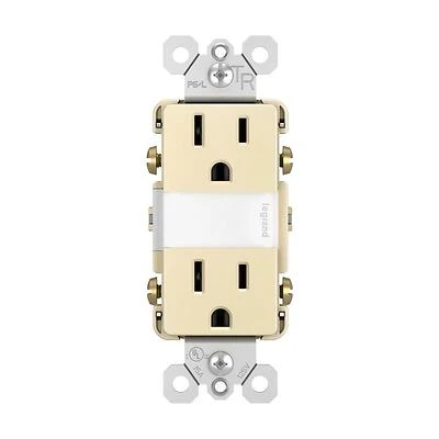 Pass & Seymour LED Night Light, Auto-On, Light Almond, 15-Amp