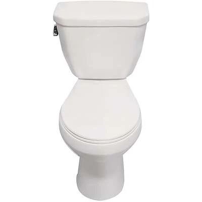 Berlin White Round Bowl 1.28 Gpf Complete Toilet With Chrome Trip Lever