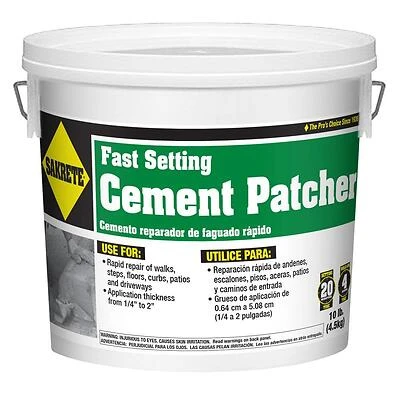 Fast Setting Cement Patcher, 10 Lbs.
