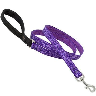 Lupine 96909 Dog Leash, Jelly Roll Pattern, 3/4 In. x 6 Ft.
