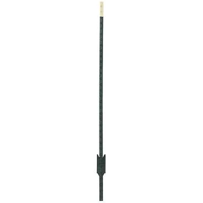 Studded Fence T-Post, Green, 6 Ft.