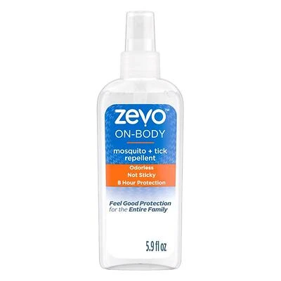 Zevo On-Body Pump Spray Insect Repellent, Mosquitoes and Ticks, 5.9 Oz