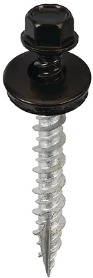 #9 X 1-1/2 In. Black Washered Metal To Wood Screw (250 Pk)