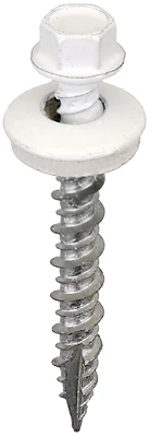 #9 X 1-1/2 In. Washered Bright White Metal To Wood Screw (250 Pk)