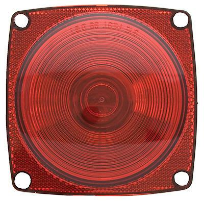 Stop, Tail & Turn Light, Square, 4.5-In.