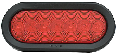 6 LED Stop, Tail & Turn Light, 6.5 x 2.5 In.