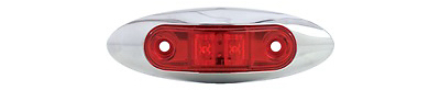 LED Trailer Marker Light, Amber, 2.75 x 3/4-In.