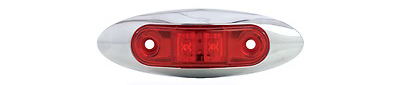 LED Trailer Marker Light, Red, 2.75 x 3/4-In.