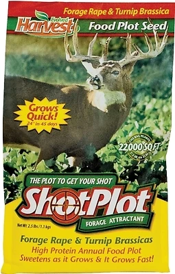 Shot Plot 2-1/2 Lb. Forage Rape & Turnip Brassicas For Deer