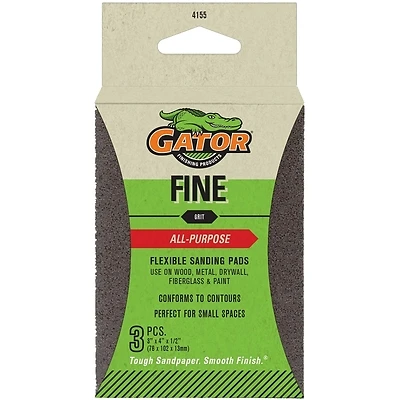 Sanding Pad, 150-Grit, 3 x 4-In., 3-Pk.