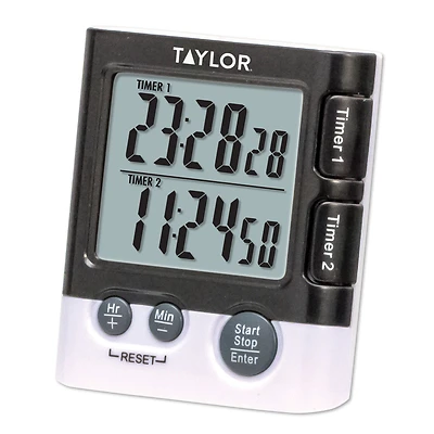 Digital Timer/Clock, Dual-Event, 1  AAA