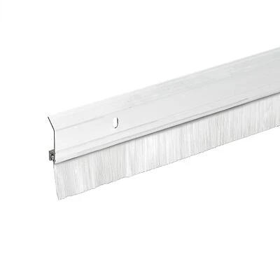 Brush Door Sweep, Aluminum, 2 x 36 In.
