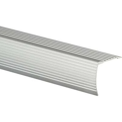 Carpet Bar, Adhesive, Silver Finish, 1-1/8 x 36-In.
