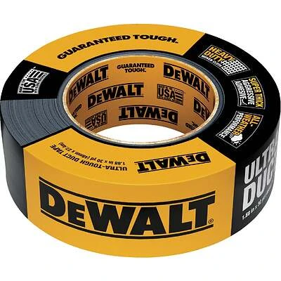 Ultra-tough 1.88 In. X 30 Yd. Black Duct Tape For Heavy-duty Applications