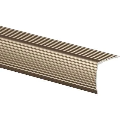 Carpet Bar, Adhesive, Satin Nickel Finish, 1-1/8 x 36-In.